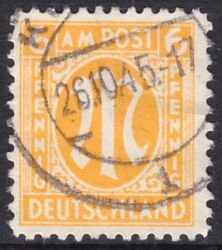 1945  Freimarke: AM-Post  deutscher Druck