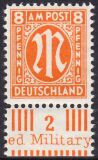 1945  Freimarke: AM-Post  deutscher Druck
