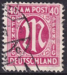 1945  Freimarke: AM-Post  deutscher Druck