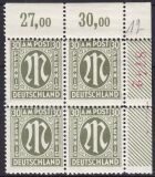 1945  Freimarke: AM-Post  deutscher Druck mit...