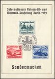 1939  Internationale Automobil- und Motorrad-Ausstellung