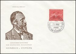 1956  125. Geburtstag von Heinrich von Stephan