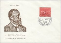 1956  125. Geburtstag von Heinrich von Stephan