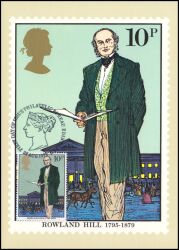 1979  100. Todestag von Sir Rowland Hill