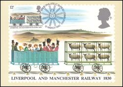 1980  150 Jahre Eisenbahnlinie Liverpool-Manchester