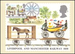 1980  150 Jahre Eisenbahnlinie Liverpool-Manchester
