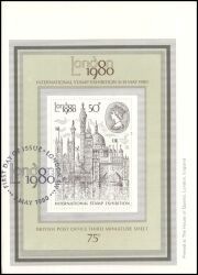 1980  Internationale Briefmarkenausstellung LONDON 1980