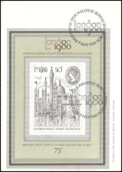 1980  Internationale Briefmarkenausstellung LONDON 1980