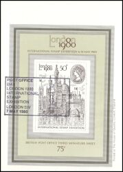 1980  Internationale Briefmarkenausstellung LONDON 1980