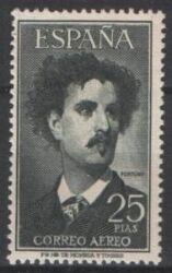 1956  Flugpostmarke: Berühmte Spanier