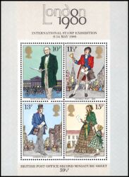 1979  Todestag von Sir Rowland Hill - Blockausgabe