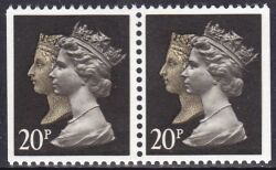 1990  Freimarken: Königin Elisabeth II. aus Markenheftchen