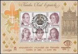 1984  Internationale Briefmarkenausstellung  ESPANA `84