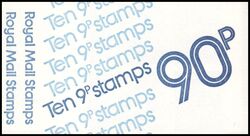 0-078a - 1977  Markenheftchen: Royal Mail Stamps 90 P