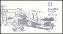 0-080b - 1980  Markenheftchen: Britische Militärflugzeuge