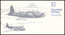 0-080d - 1980  Markenheftchen: Britische Militärflugzeuge