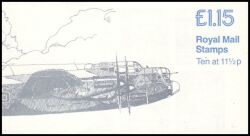 0-082a - 1981  Markenheftchen: Britische Militärflugzeuge