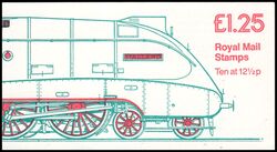 0-084g - 1983  Markenheftchen: Britische Lokomotiven mit Zhlbalken
