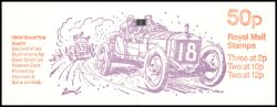 048a - 1980  Markenheftchen: Alte Automobile mit Zählbalken