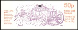 049a - 1980  Markenheftchen: Alte Automobile mit Zählbalken