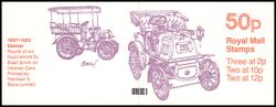 053b - 1981  Markenheftchen: Alte Automobile mit Zählbalken