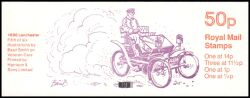 053a - 1981  Markenheftchen: Alte Automobile mit Zählbalken