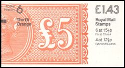 060e - 1982  Markenheftchen: Postgeschichte mit Zählbalken + Zylindernummer