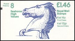 064a II - 1983  Markenheftchen: Postgeschichte mit Zählbalken