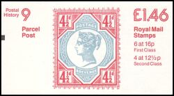 064b - 1983  Markenheftchen: Postgeschichte mit Zählbalken