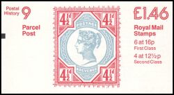 065b - 1983  Markenheftchen: Postgeschichte mit Zählbalken
