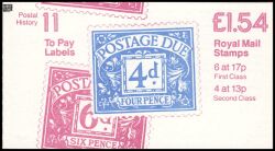 069a - 1984  Markenheftchen: Postgeschichte mit Zählbalken + Zylindernummer