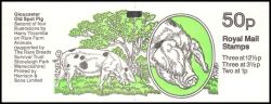 063a I - 1983  Markenheftchen: Seltene Haustiere mit Zählbalken