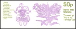 067a - 1984  Markenheftchen: Orchideen mit Zylindernummer