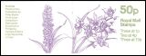 067d - 1985  Markenheftchen: Orchideen mit Zylindernummer