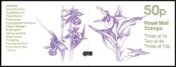 067b - 1985  Markenheftchen: Orchideen mit Zählbalken