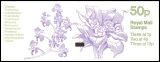067c - 1985  Markenheftchen: Orchideen mit Zählbalken