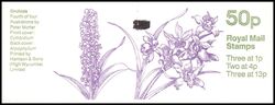 067d - 1985  Markenheftchen: Orchideen mit Zhlbalken