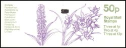067d - 1985  Markenheftchen: Orchideen mit Zählbalken