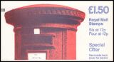 074a - 1986  Markenheftchen: Briefkasten mit...