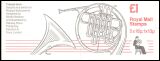079a - 1986  Markenheftchen: Musikinstrumente mit...