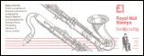 079b - 1987  Markenheftchen: Musikinstrumente
