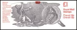 079e - 1987  Markenheftchen: Sherlock Holmes mit Zählbalken