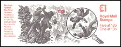 079f - 1988  Markenheftchen: Sherlock Holmes mit Zählbalken