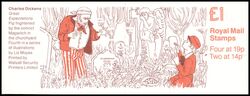 085 - 1989  Markenheftchen: Charles Dickens mit Zylindernummer