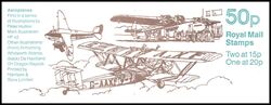 086 - 1989  Markenheftchen: Flugzeuge mit Zylindernummer