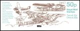 086 - 1989  Markenheftchen: Flugzeuge mit Zhlbalken +...