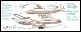 088 - 1990  Markenheftchen: Flugzeuge mit Zählbalken