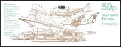092b - 1991  Markenheftchen: Flugzeuge mit Zählbalken