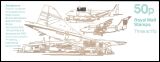 092b - 1991  Markenheftchen: Flugzeuge mit Zählbalken