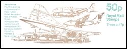 092b - 1991  Markenheftchen: Flugzeuge mit Zylindernummer
